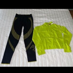 NWT VS PINK Seamless Set - size M & M/L